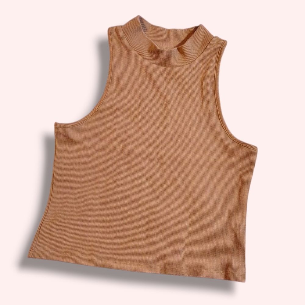 a new day Tan Sleeveless Tank Top